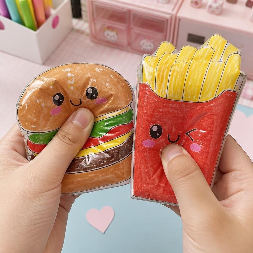 Paper Squishy artesanal — Comidinhas